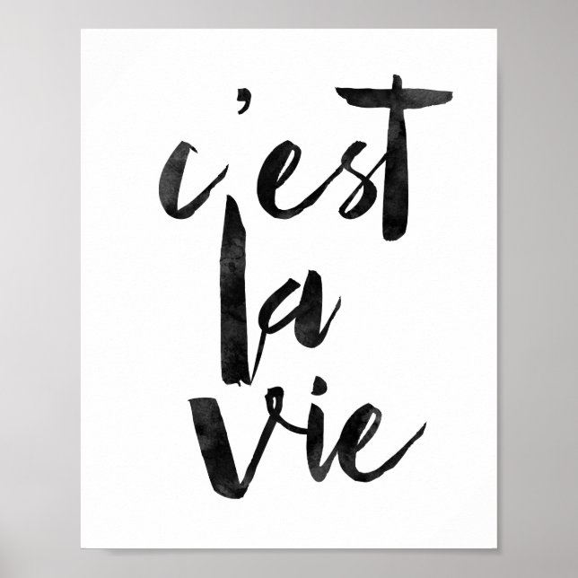 C'est La Vie Poster (Front)
