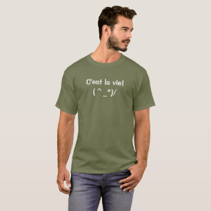 C'est la vie t-shirt - Add images and text!