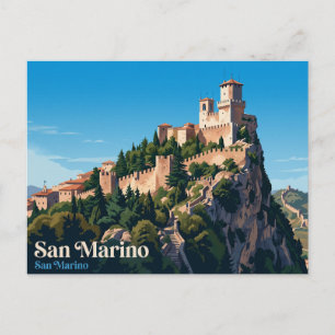Cesta Tower (Second Tower) San Marino Postcard