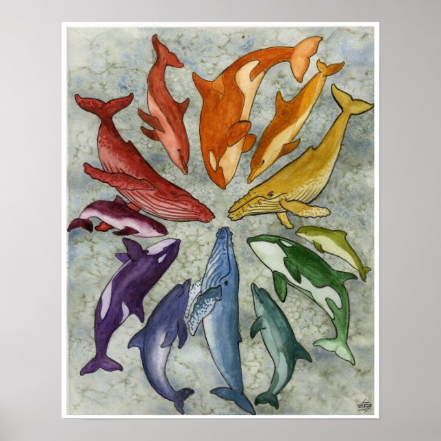 Cetacean Pride Poster (Front)