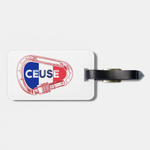 Ceuse France Rock Climbing Carabiner Luggage Tag