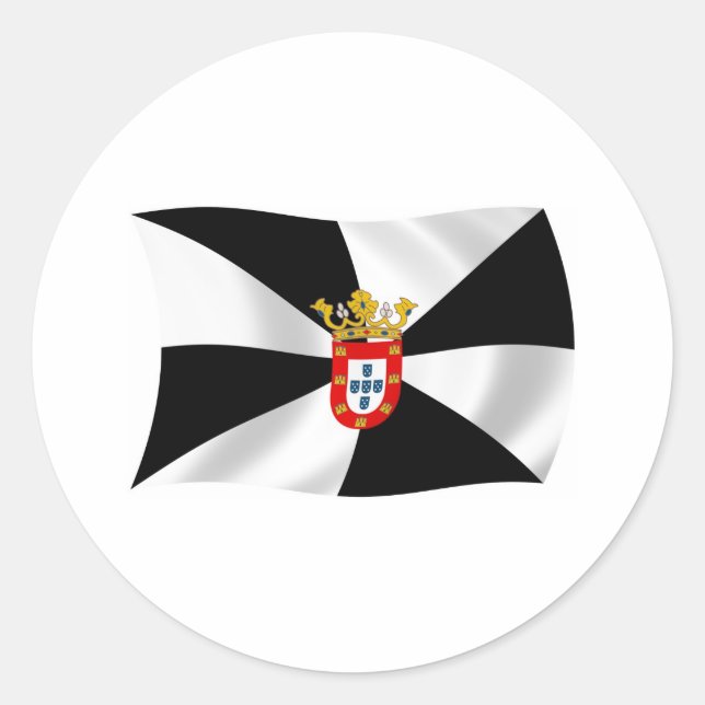 Ceuta Flag Sticker (Front)