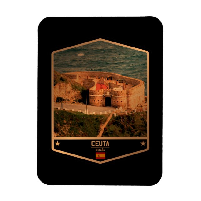 Ceuta Magnet (Vertical)