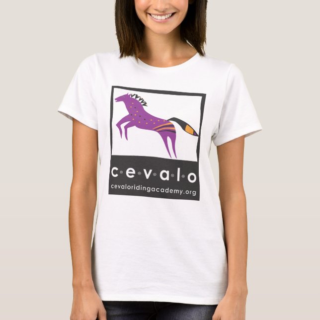 Cevalo Whimsical Horse T-Shirt (Front)