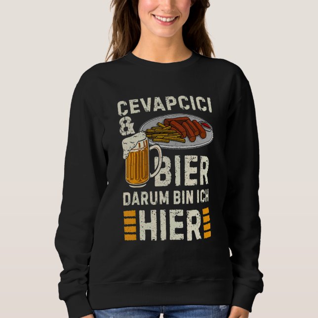 Cevapcici Kebab Balkan cuisine 6 Sweatshirt (Front)