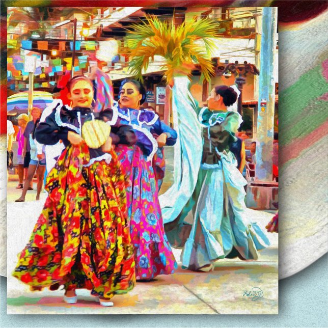 Ceviche Mexican Festival Dancers 2549 Art Print (Creator Uploaded)