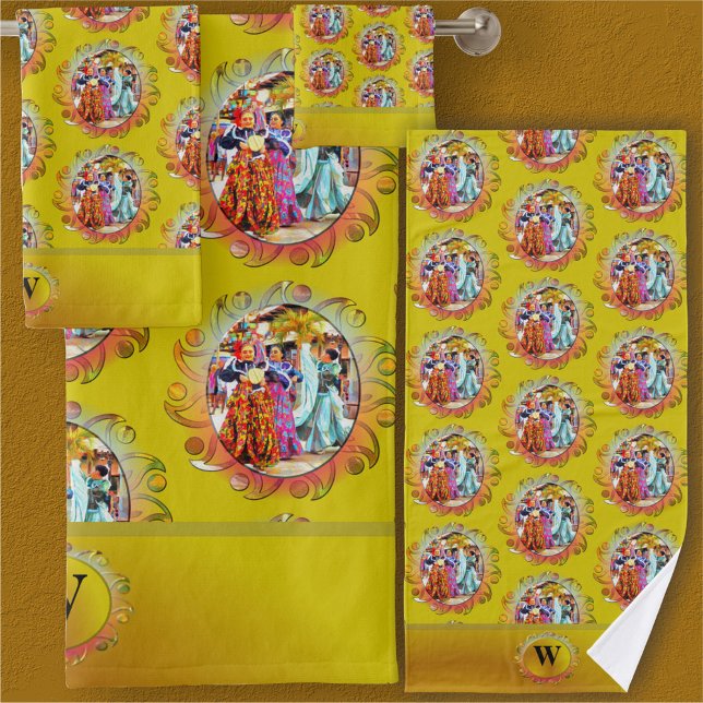 Ceviche Mexican Festival Dancers 2549 Bath Towel Set (Creator Uploaded)