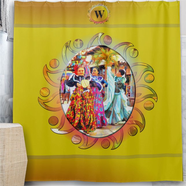 Ceviche Mexican Festival Dancers 2549 Shower Curtain (Creator Uploaded)