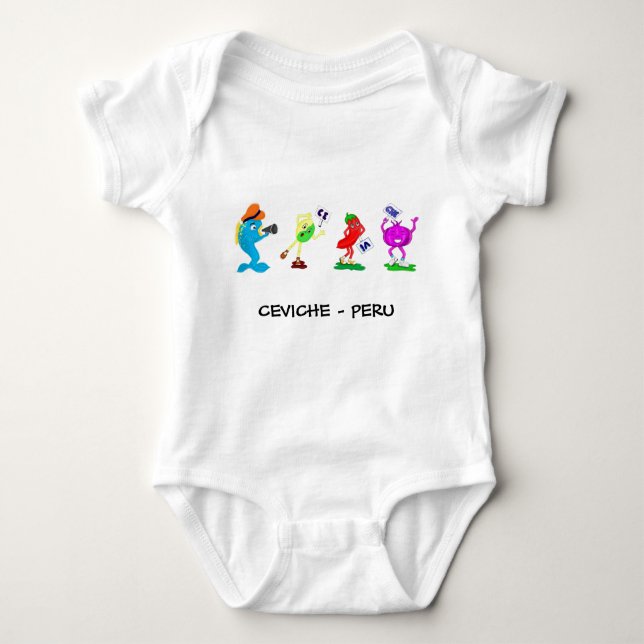 CEVICHE - PERU BABY BODYSUIT (Front)