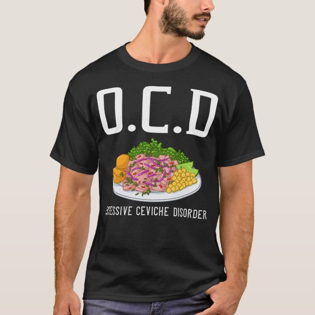 Ceviche Peruano Gift Peruvian Ecuadorian T-Shirt (Front)