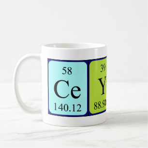 Ceylin periodic table name mug