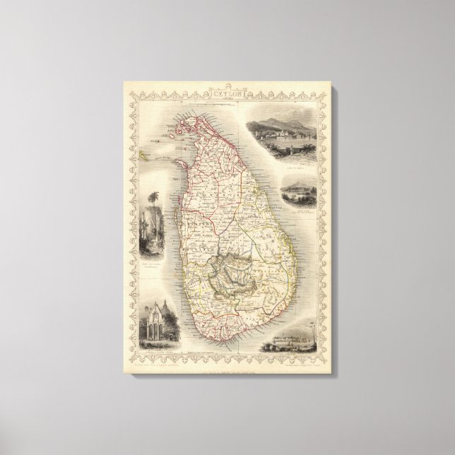 Ceylon 2 canvas print (Front)