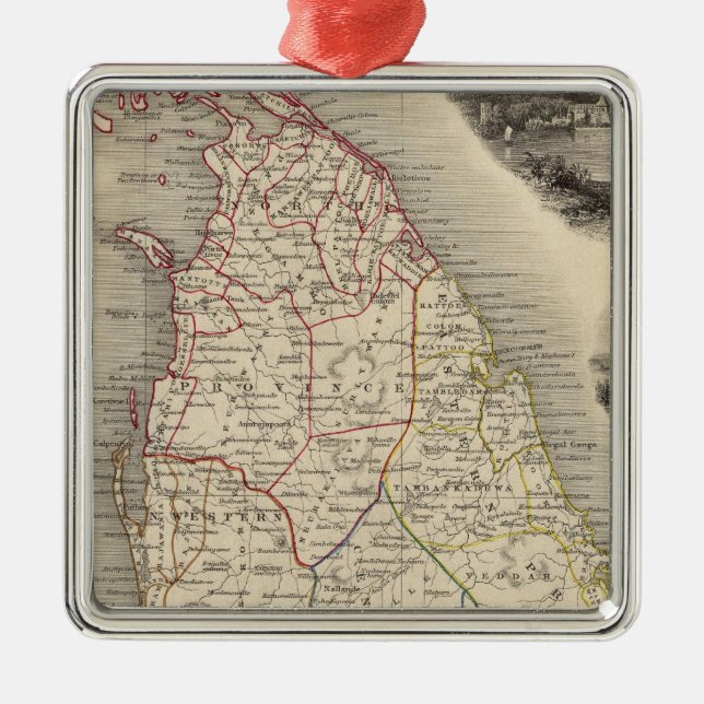 Ceylon Metal Tree Decoration (Front)