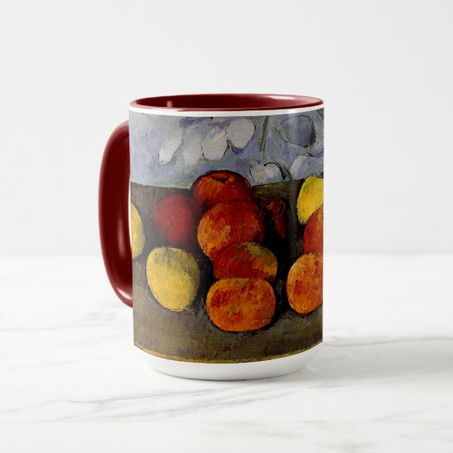 Cezanne - Apples and Biscuits Mug (Front Left)