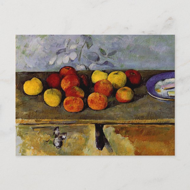 Cezanne - Apples and Biscuits Postcard (Front)