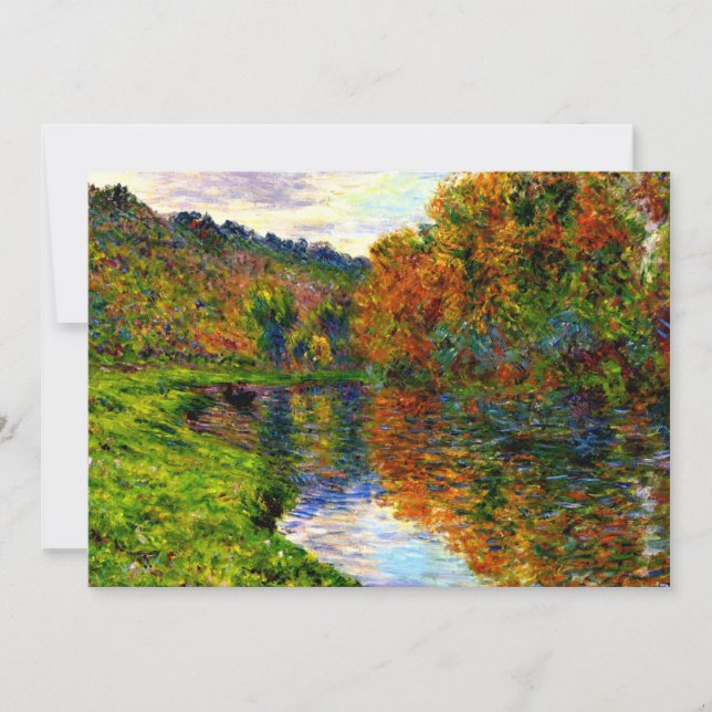 Cezanne - Arm of the Jeufosse, Autumn, Card (Front)