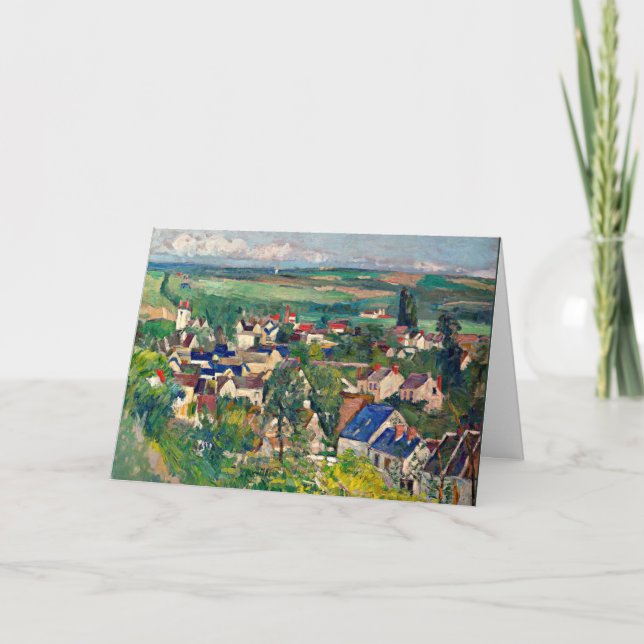 Cezanne - Auvers, Panoramic View, Card (Front)