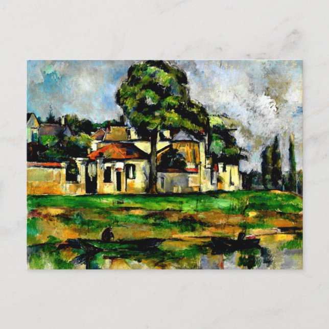 Cezanne - Banks of the Marne Postcard (Front)