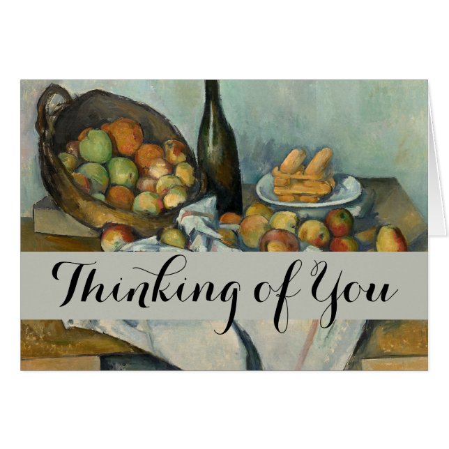 Cezanne Basket Apples Impressionism Art (Front Horizontal)