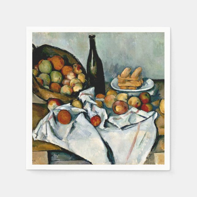Cezanne - Basket of Apples Napkin (Front)