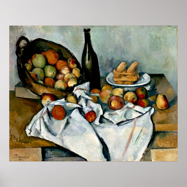 Cezanne - Basket of Apples Poster (Front)