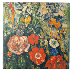 Cezanne - Bay of Flowers Tile