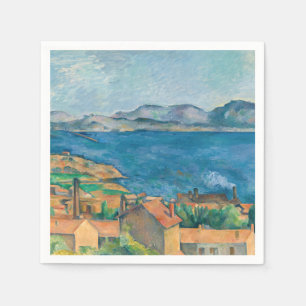 Cezanne - Bay of Marseille, Seen from L'Estaque Napkin