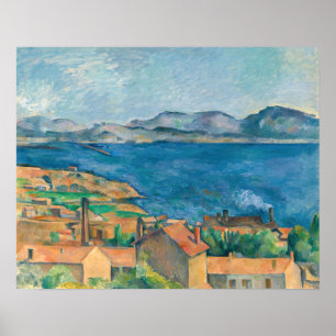 Cezanne - Bay of Marseille, Seen from L'Estaque Poster