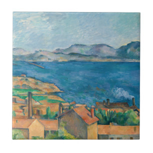 Cezanne - Bay of Marseille, Seen from L'Estaque Tile
