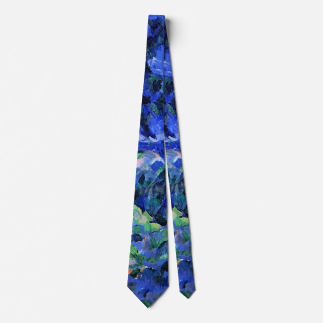 Cezanne - Blue Landscape Tie (Front)