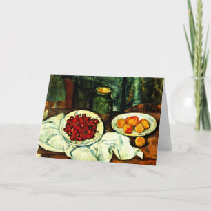 Cezanne - Cherries Card