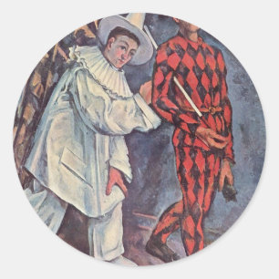 CEZANNE CLASSIC ROUND STICKER