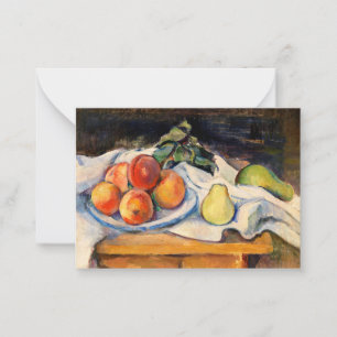 Cezanne - Fruit on a Table Card