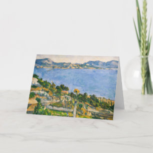 Cezanne - Gulf of Marseille seen from L'Estaque Card