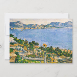 Cezanne - Gulf of Marseille seen from L'Estaque Invitation