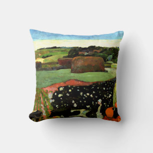 Cezanne - Haystacks in Brittany Cushion