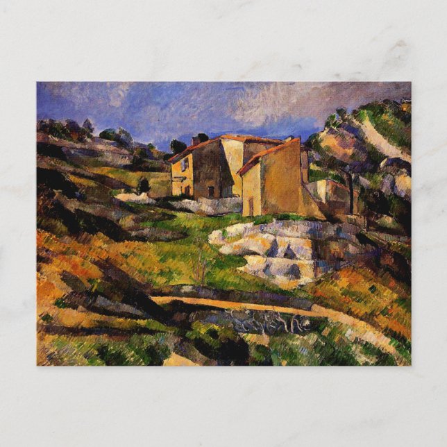 Cezanne - Houses in Provence Postcard (Front)