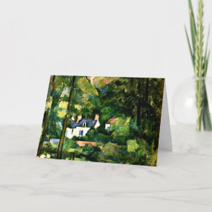 Cezanne - Houses in the Greenery-1881, Card