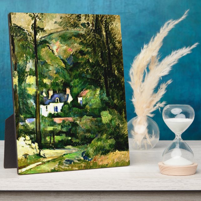Cezanne - Houses in the Greenery-1881 Plaque (Side)