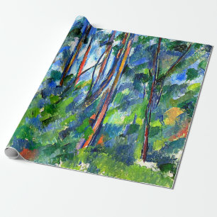 Cezanne - In the Woods Wrapping Paper