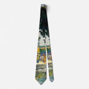 Cezanne - Jas de Bouffan, 1876, famous painting, Tie