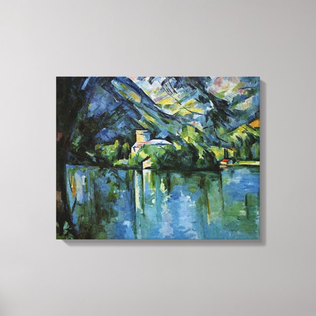 Cezanne - Lac d'Annecy Canvas Print (Front)