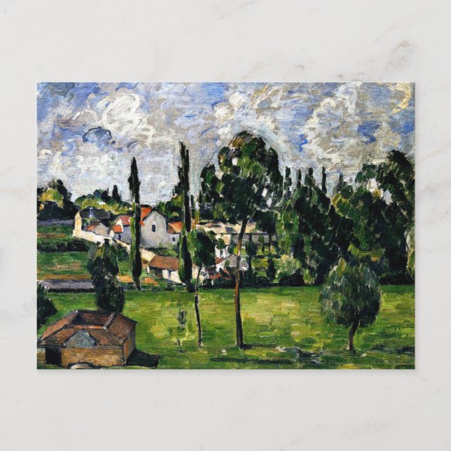 Cezanne - Landscape with Waterline Postcard (Front)