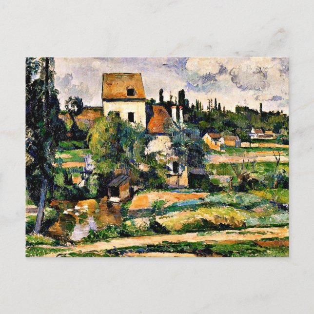 Cezanne - Mill on the Couleuvre at Pontoise Postcard (Front)
