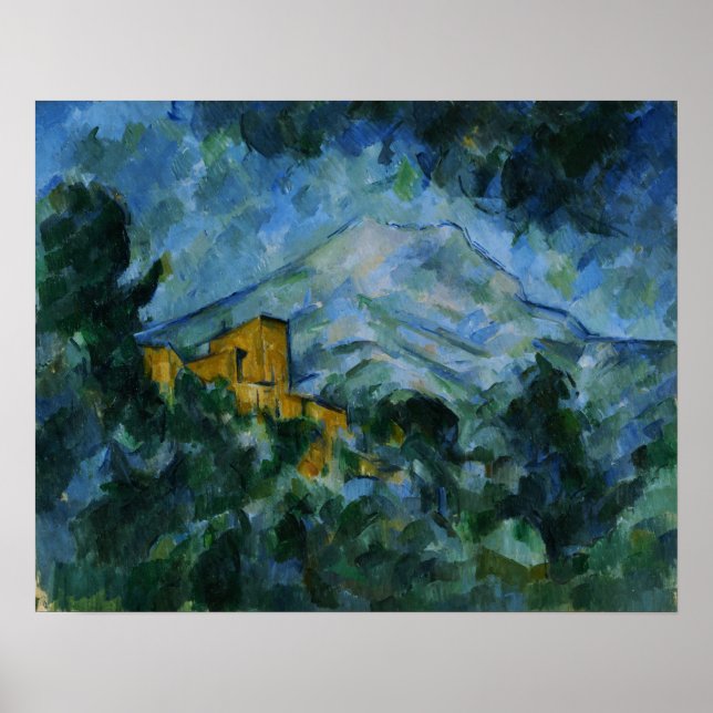 Cézanne — Mont Sainte-Victoire And Chateau Noir Poster (Front)