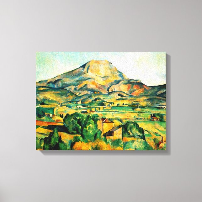 Cezanne Mont Sainte-Victoire Canvas Print (Front)