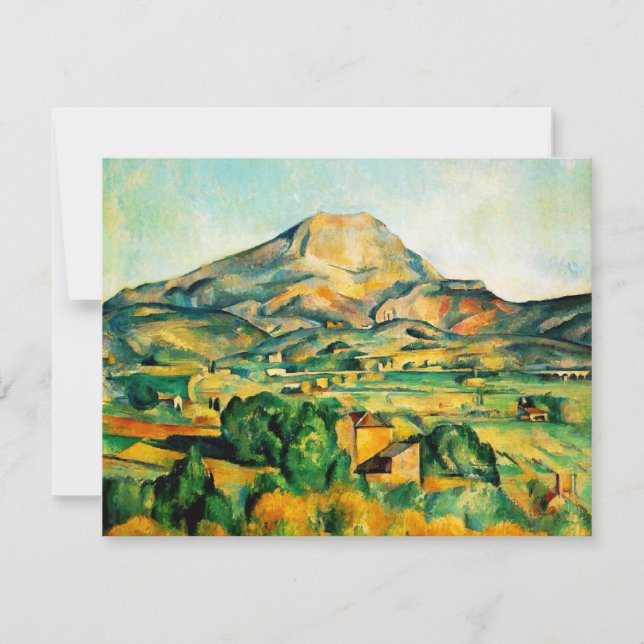 Cezanne Mont Sainte-Victoire Invitations (Front)