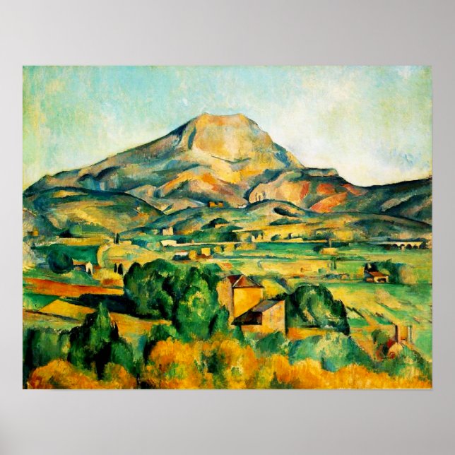 Cezanne Mont Sainte-Victoire Poster (Front)