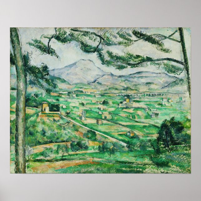 Cézanne - Mont Sainte-Victoire Poster (Front)