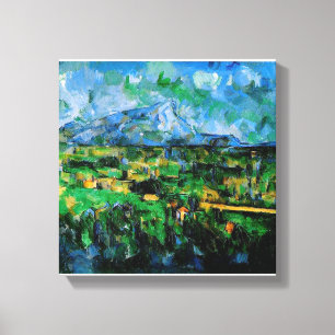 Cezanne - Montagne Sainte-Victoire from Lauves Canvas Print